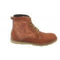 Mens Pu boots lace up boots  brown men shoes 