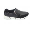 Front Zip Women Slip On Shoes 